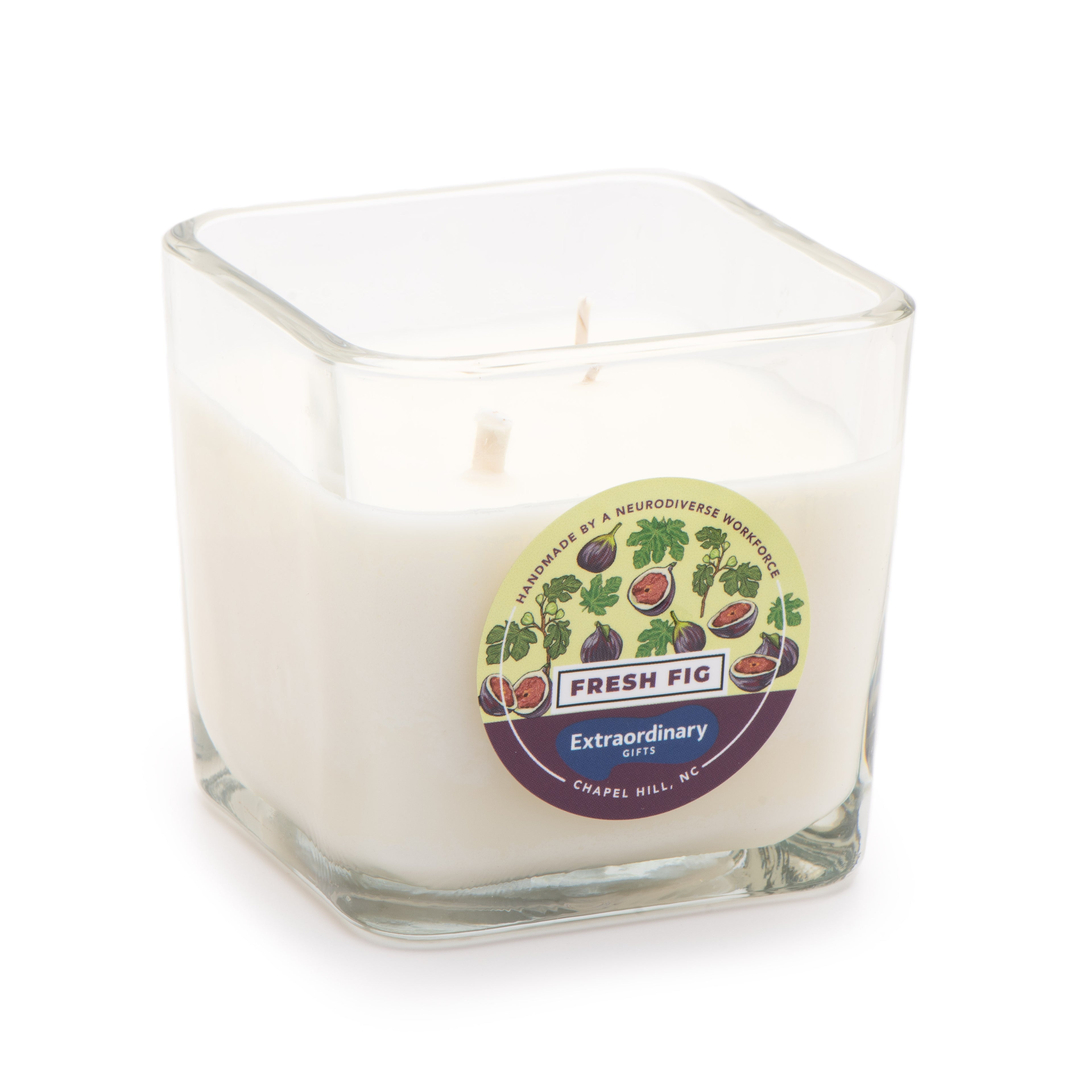 Fresh Fig Scented Soy Candle, Double Wick