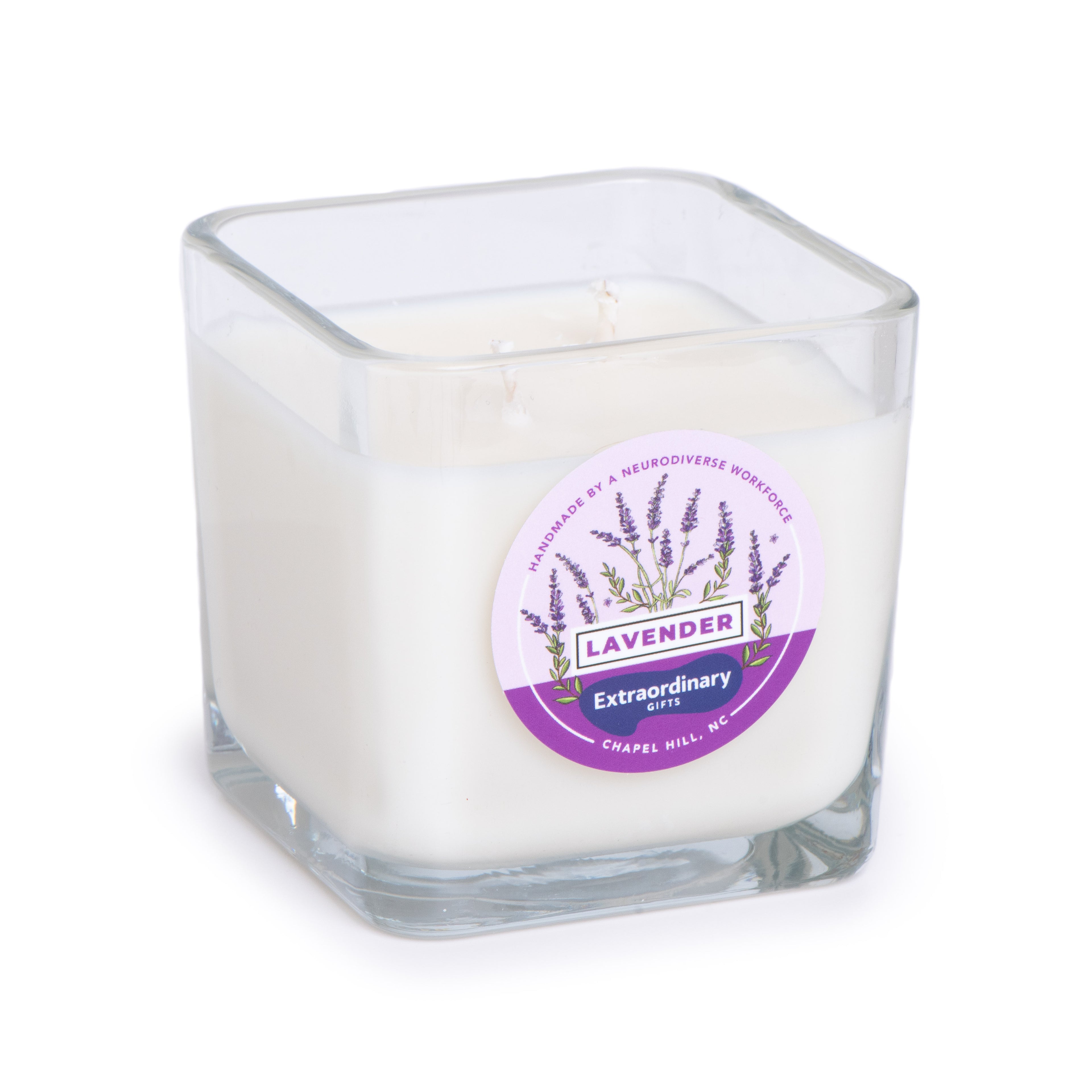 Lavender Scented Soy Candle, Double Wick