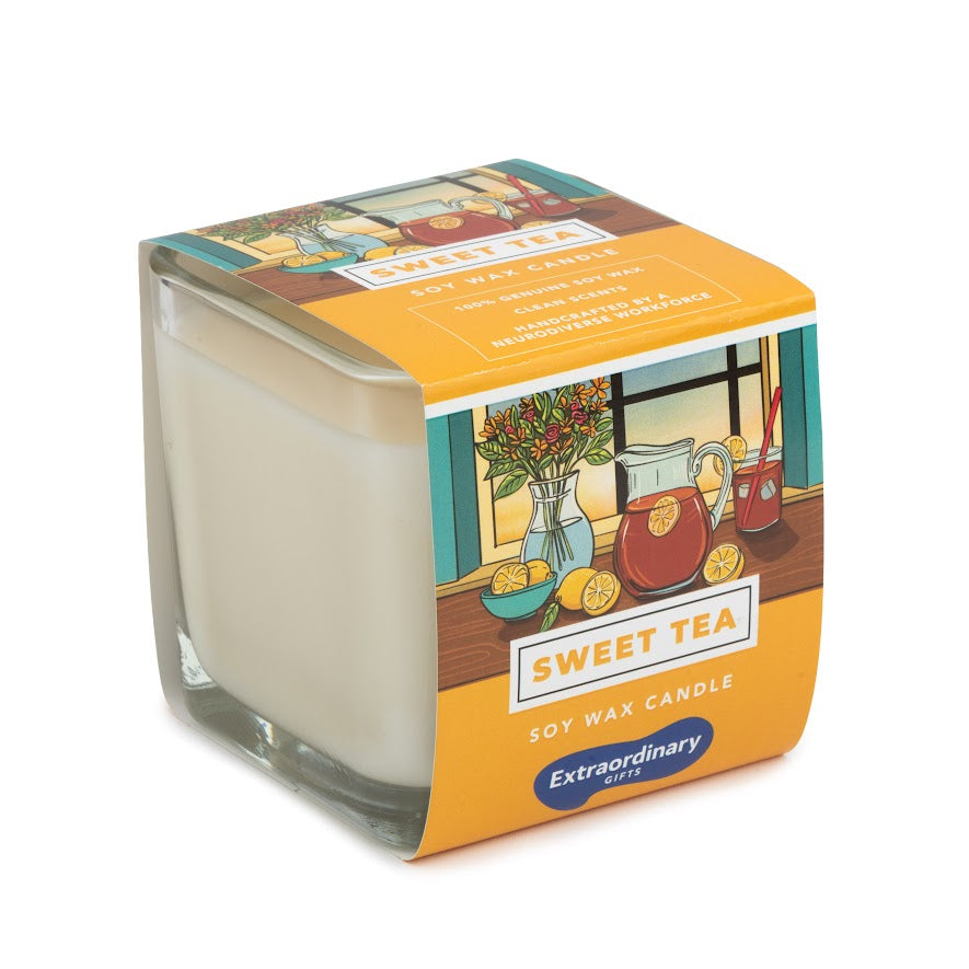 Sweet Tea Scented Soy Candle, Double Wick