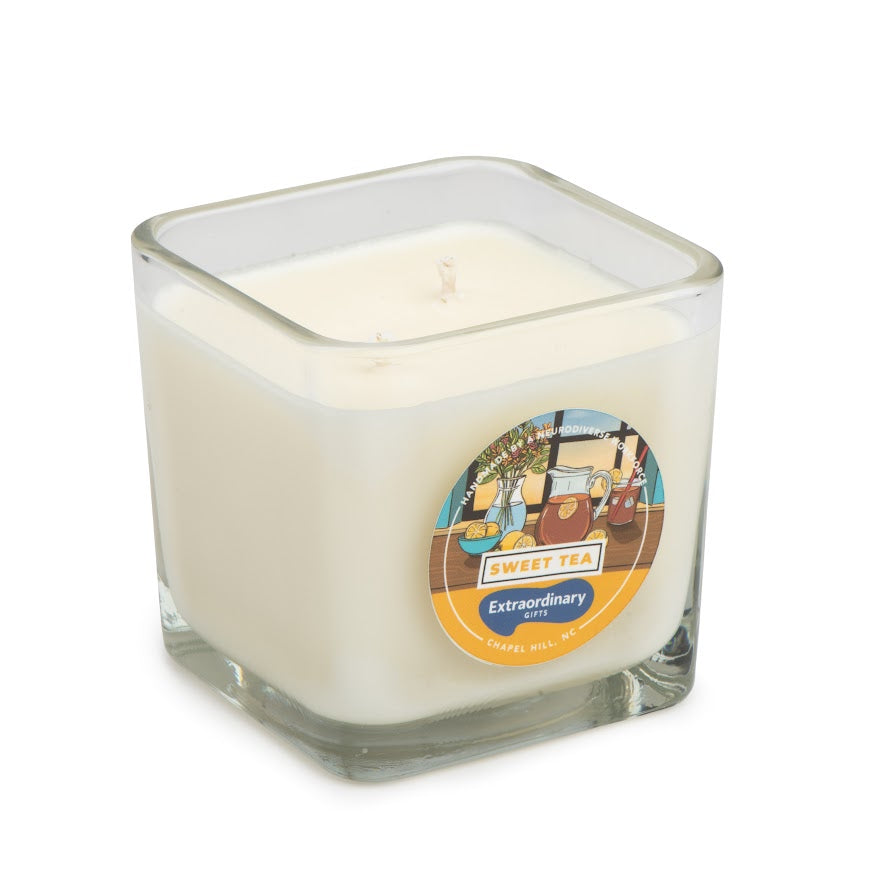 Sweet Tea Scented Soy Candle, Double Wick