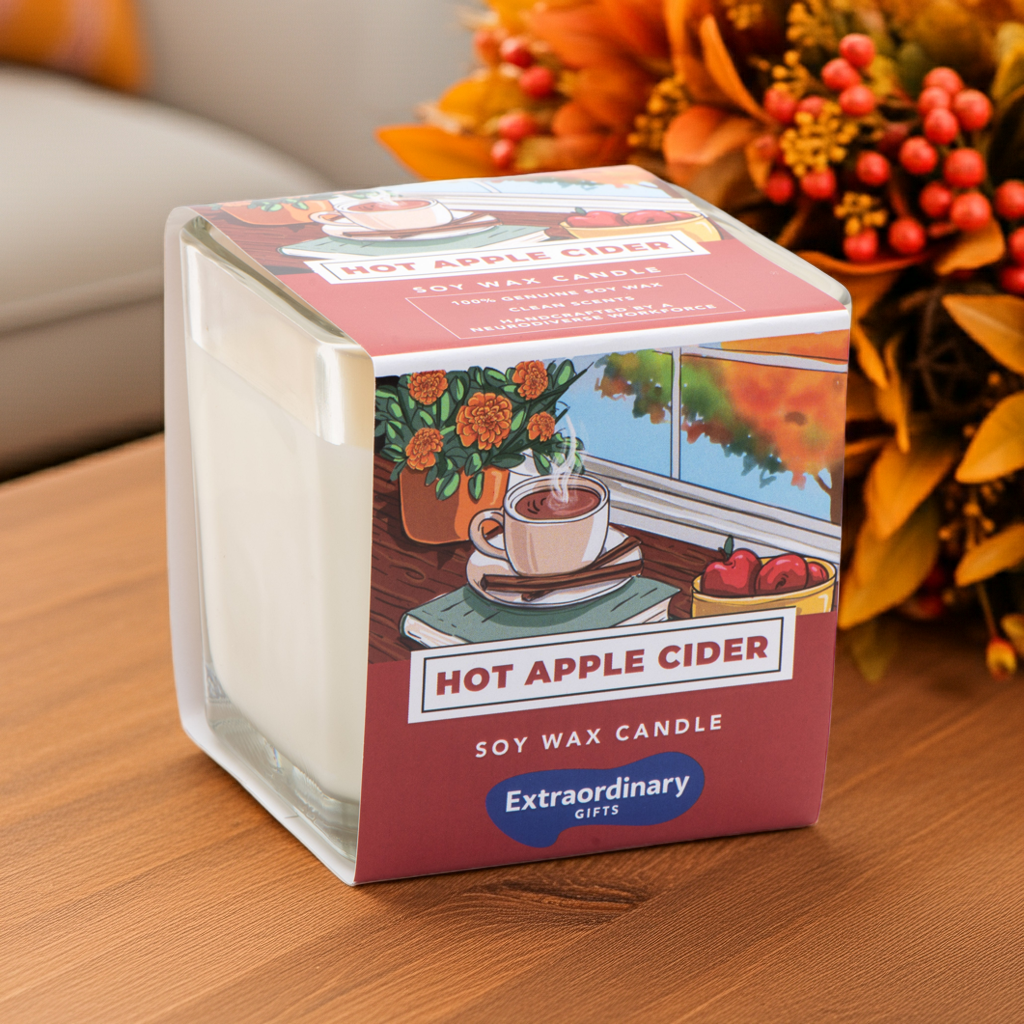 Christmas Tree square candle