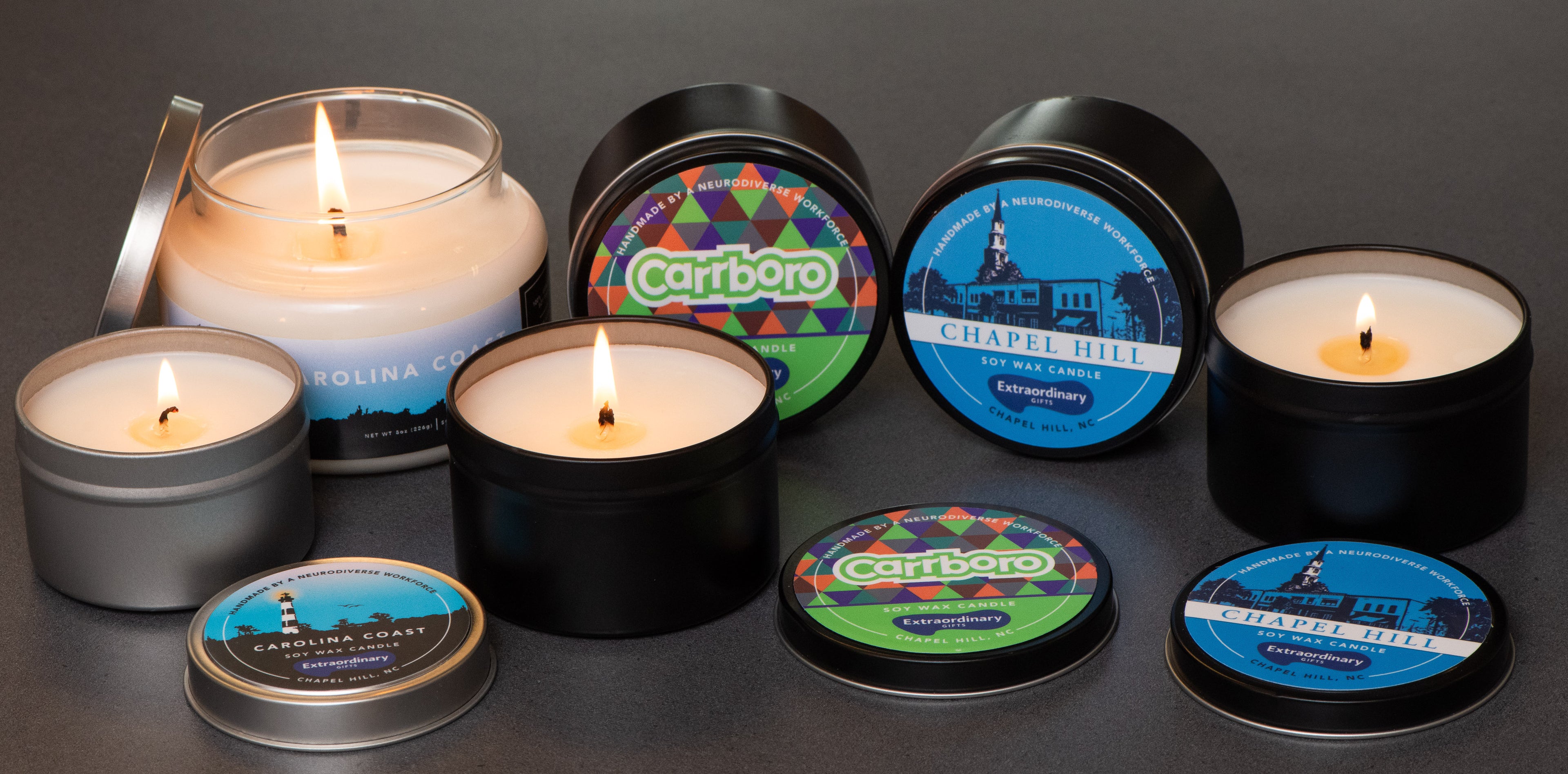 Carolina Coast, Chapel Hill, Carrboro Candles