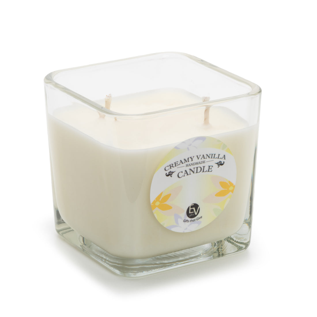 Creamy Vanilla Soy Candle, Double Wick