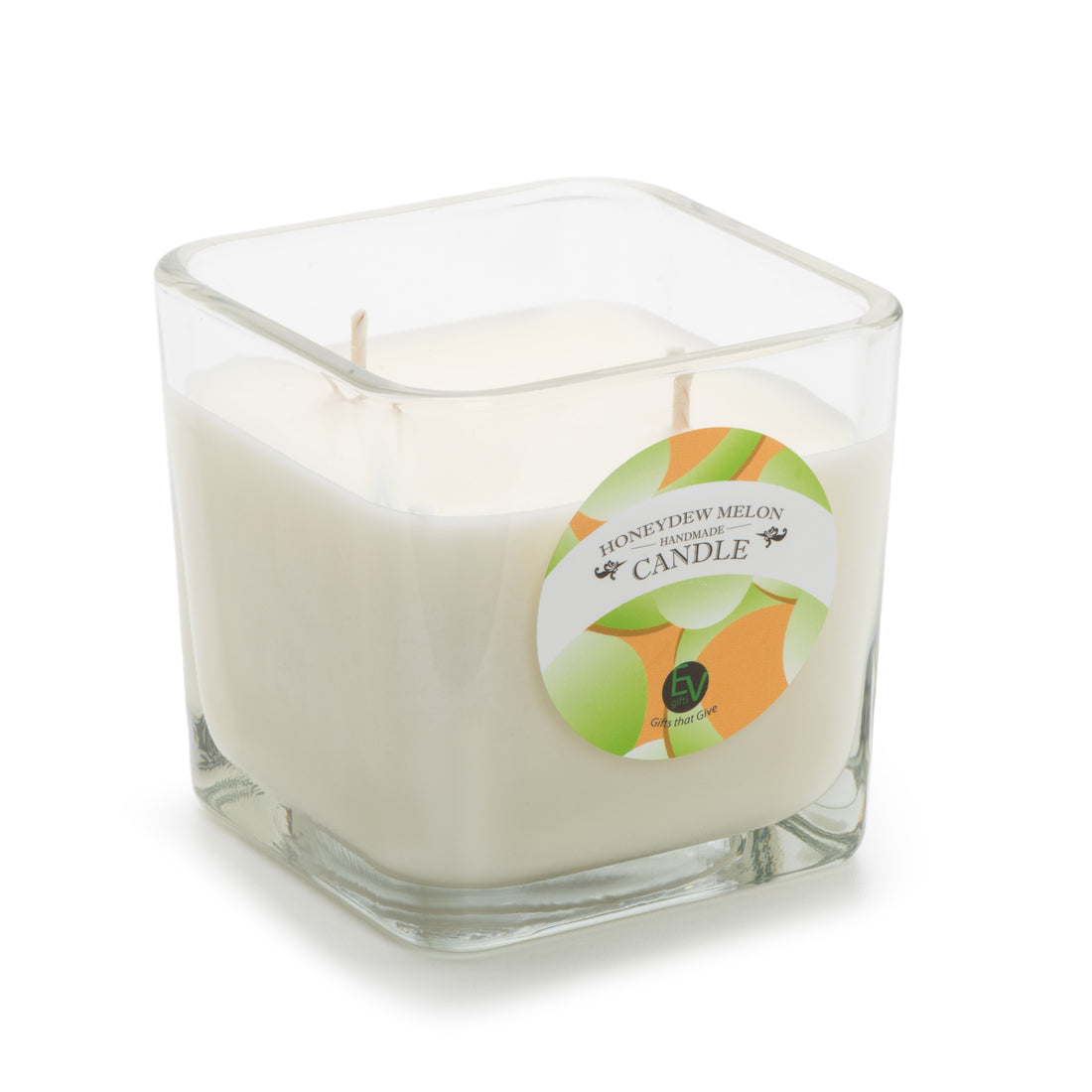 Honeydew Melon Soy Candle, Double Wick