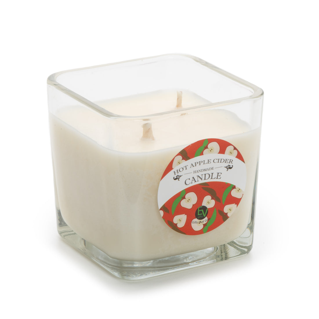 Hot Apple Cider Soy Candle, Double Wick