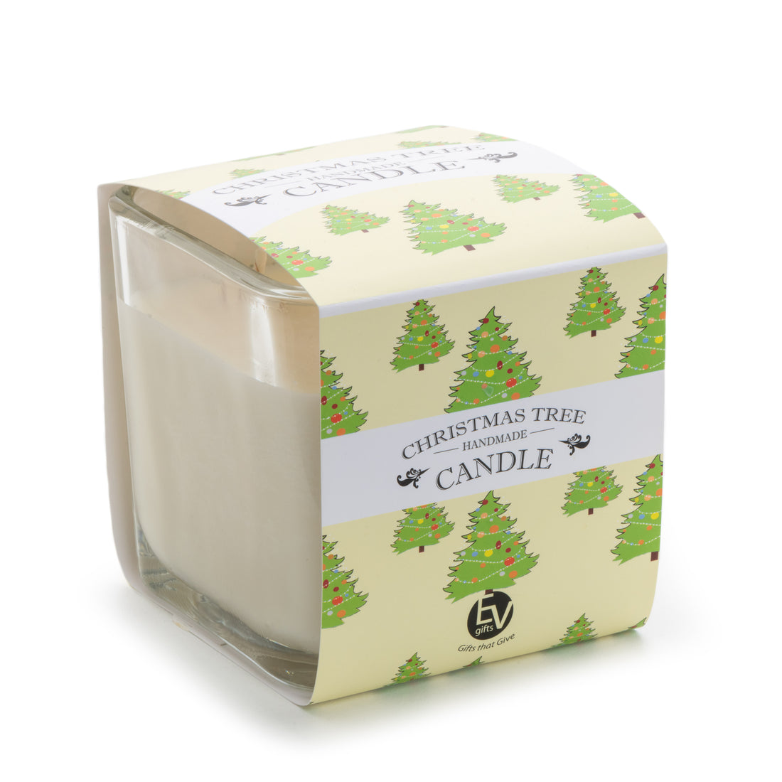 Christmas Tree Soy Candle, Double Wick
