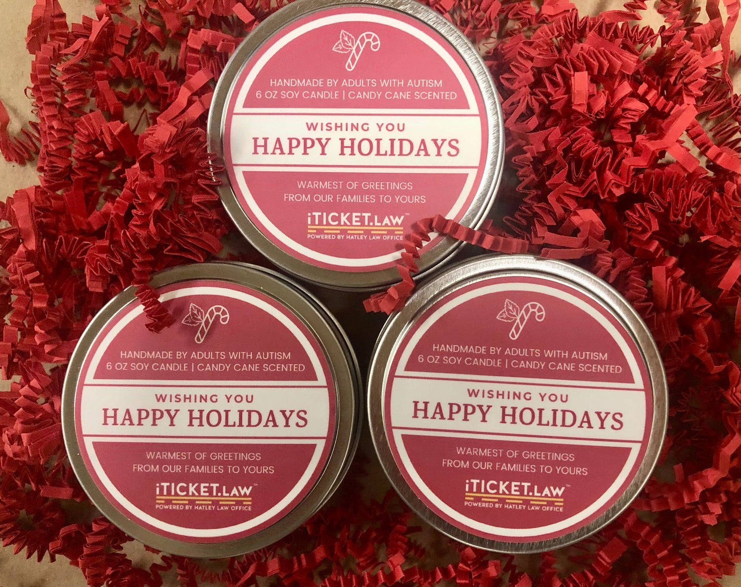 Order Custom Christmas Candle Labels | The Candle Packaging
